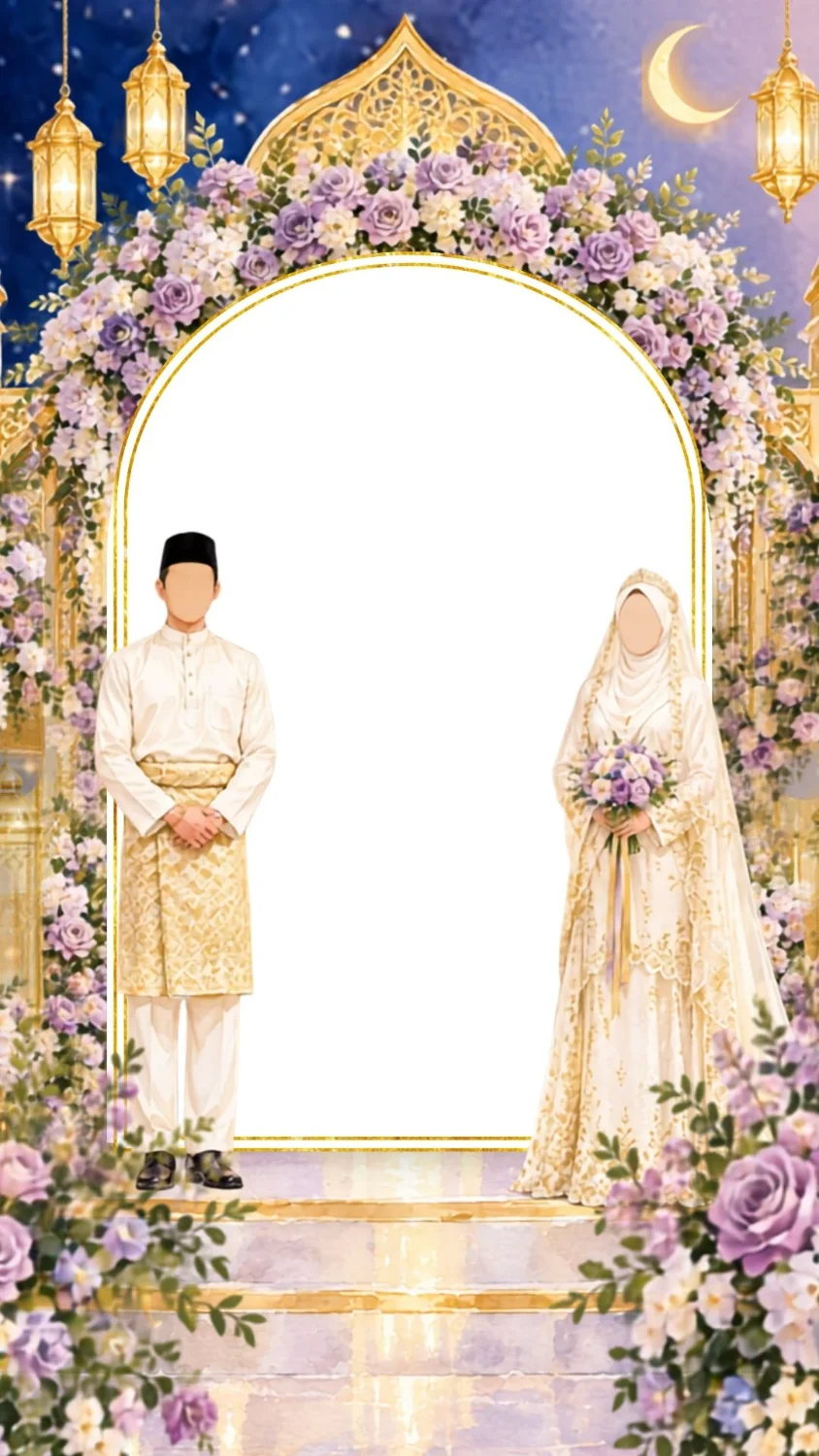 Tema kad kahwin Gema Malam