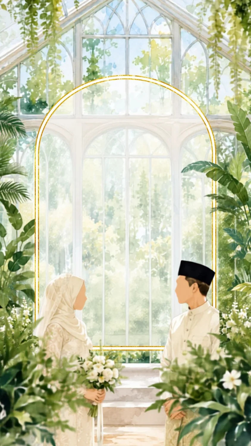 Tema kad kahwin Melangkah Bersama